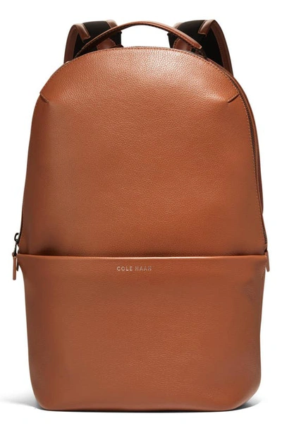 Cole Haan Triboro Leather Backpack In New British Tan