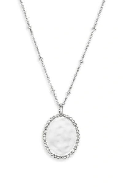Monica Vinader Sterling Silver Pendant Necklace