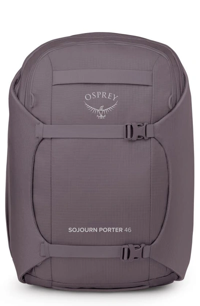 Osprey Sojourn Porter 46-liter Recycled Nylon Travel Backpack In Graphite Purple