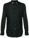 Alexander Mcqueen Dancing Skeleton Collar Shirt In Black