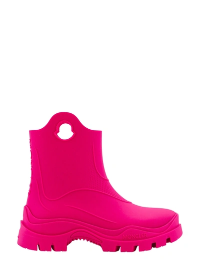 Moncler Ankle Boots In Pink