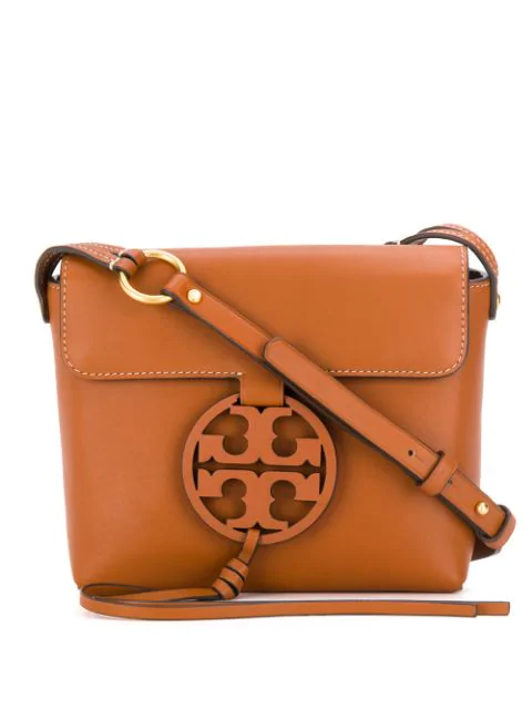 Tory Burch Miller Soft Leather Crossbody Bag In Brown | ModeSens