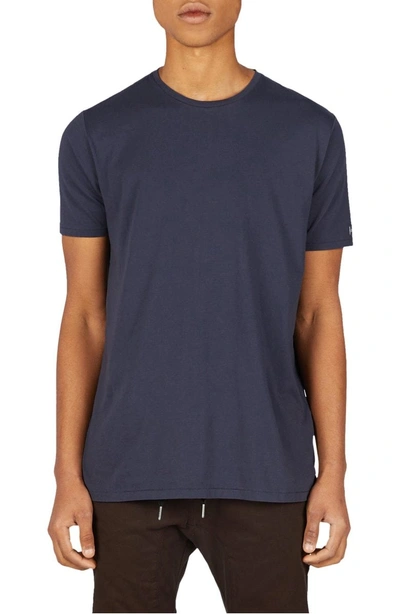 Zanerobe Flintlock Longline T-shirt In Duke Blue