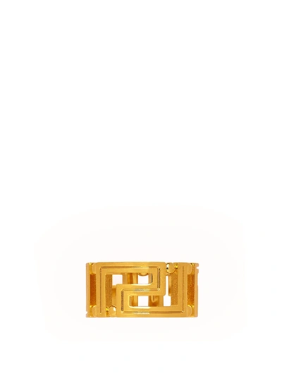 Versace Ring In Gold