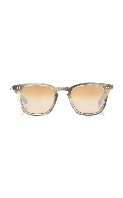 Mr Leight Getty Square-frame Sunglasses In Grey