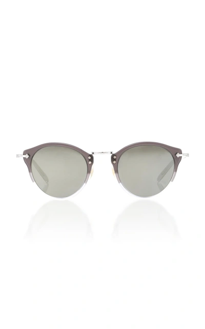 Oliver Peoples Op-505 Round Sunglasses In Grey