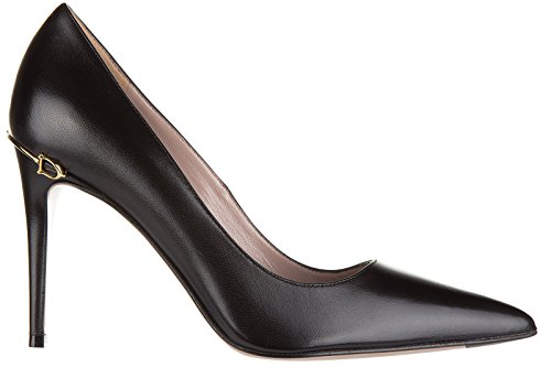 Gucci Women's Leather Pumps Court Shoes High Heel Malaga Black | ModeSens