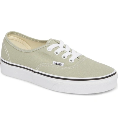 Vans 'authentic' Sneaker In Desert Sage/ True White