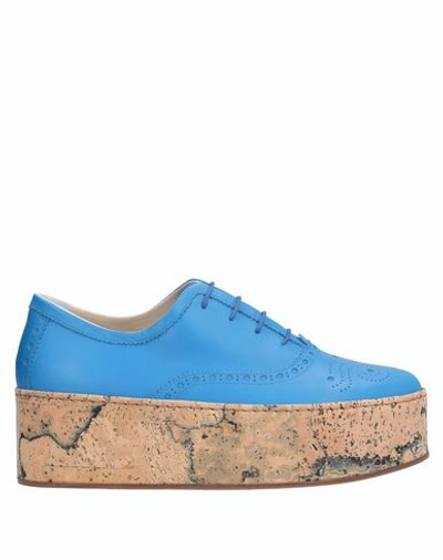 Rodo Lace-up Shoes In Azure