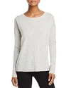 Aqua Cashmere High/low Cashmere Sweater - 100% Exclusive In Ash Nep