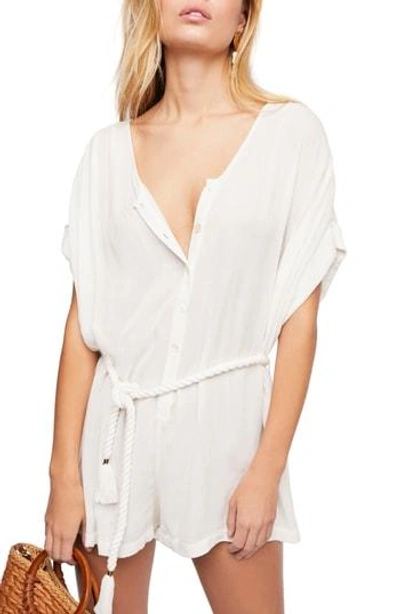 Free People Spanish Summer Romper In Neutral