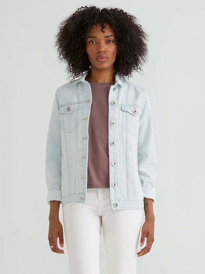 Frank + Oak Denim Jacket In Light Blue