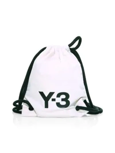 Y-3 Mini Gym Bag In White