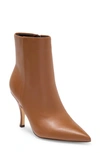 Marc Fisher Fergus Pointed Toe Bootie In Dark Natural