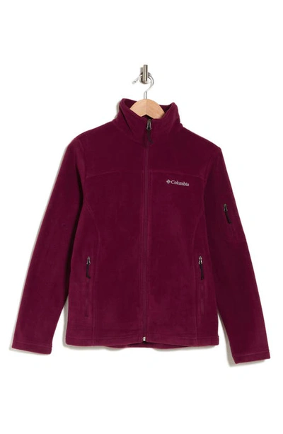 Columbia Cool Intervention Microfleece Jacket In Marionberry
