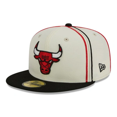 New Era Men's Cream Chicago Bulls Two-tone 9fifty Snapback Hat