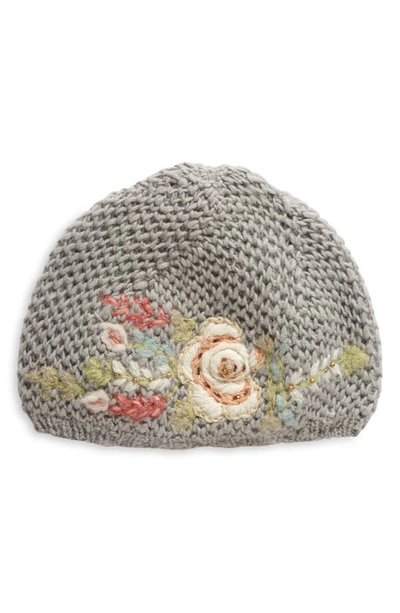 French Knot Josephine Wool Cloche In Gray
