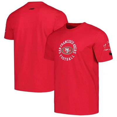Pro Standard Scarlet San Francisco 49ers Hybrid T-shirt