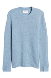 Nn07 Lee 6598 Wool Blend Crewneck Sweater In Dust Blue