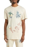 Icecream Consume Embroidered Graphic T-shirt In Fog