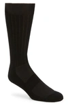 Pantherella Smithfield Wool Blend Dress Socks In Black