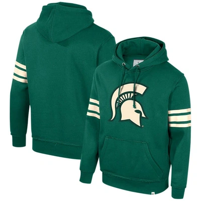 Colosseum Green Michigan State Spartans Saluting Pullover Hoodie