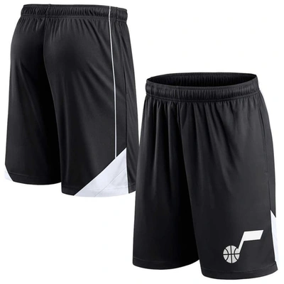 Fanatics Branded Black Utah Jazz Slice Shorts