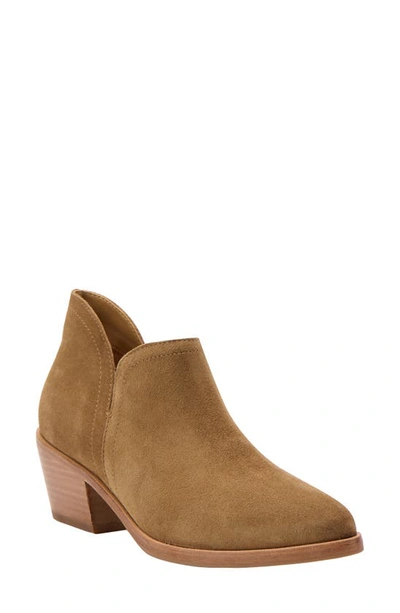 Nisolo Mia Everyday Ankle Bootie In Taupe Suede