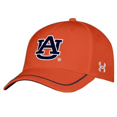 Under Armour Orange Auburn Tigers Blitzing Accent Iso-chill Adjustable Hat