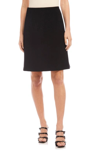 Karen Kane Bias Cut A-line Skirt In Black