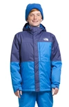 The North Face Kids' Freedom Waterproof Insulated Recycled Polyester Jacket In Optic Blue