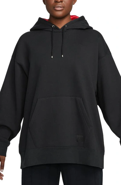 Jordan Flight Fleece Hoodie In Black