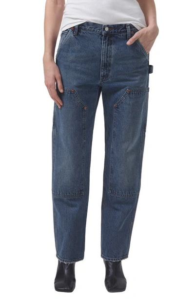 Agolde Rami High Waist Carpenter Jeans In Repetition