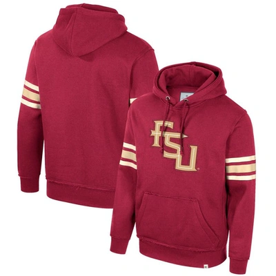 Colosseum Garnet Florida State Seminoles Saluting Pullover Hoodie