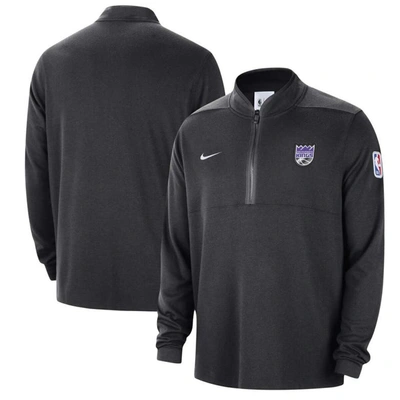 Nike Black Sacramento Kings Authentic Performance Half-zip Jacket