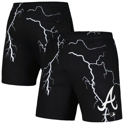 Pleasures Black Atlanta Braves Lightning Shorts