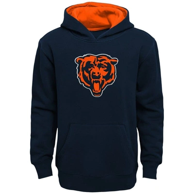 Outerstuff Kids' Preschool Navy Chicago Bears Prime Pullover Hoodie