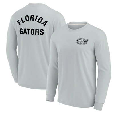Fanatics Signature Unisex  Grey Florida Gators Super Soft Long Sleeve T-shirt