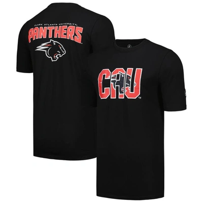 Fisll Black Clark Atlanta University Panthers Applique T-shirt