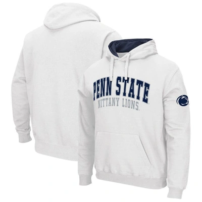 Colosseum White Penn State Nittany Lions Double Arch Pullover Hoodie