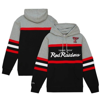 Mitchell & Ness Men's  Black Texas Tech Red Raiders Head Coach Pullover Hoodie