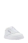 Reebok Kids' Club C Sneaker In White/white/white