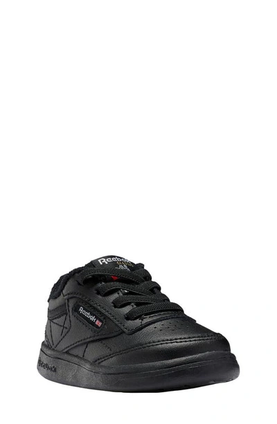 Reebok Kids' Club C Sneaker In Core Black/ Black/black