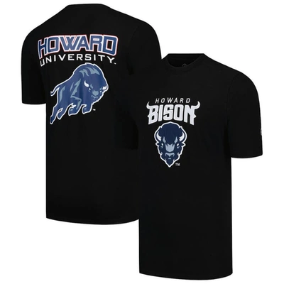 Fisll Black Howard Bison Applique T-shirt