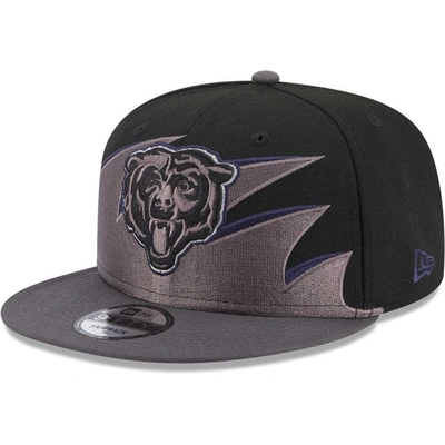 New Era Black Chicago Bears Tidal Wave 9fifty Snapback Hat