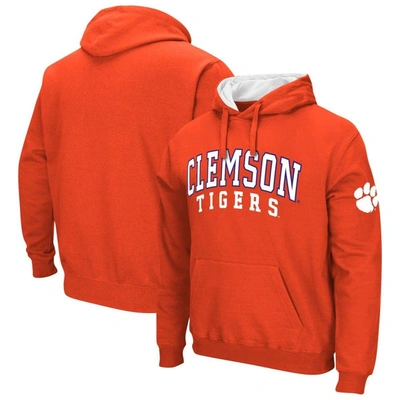Colosseum Orange Clemson Tigers Double Arch Pullover Hoodie