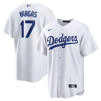 Nike Miguel Vargas White Los Angeles Dodgers Replica Player Jersey