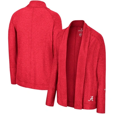 Colosseum Crimson Alabama Crimson Tide Morningside Cardigan Sweater