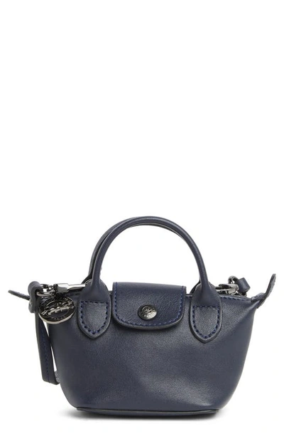 Longchamp Le Pliage Nano Crossbody Bag In Navy