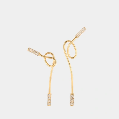 Joanna Laura Constantine | Assymetrical Knot Earrings